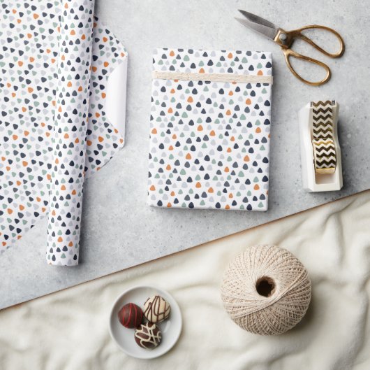 Papier Cadeau Formes Boho pour Bébé (Artisanat)