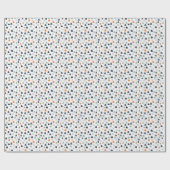 Papier Cadeau Formes Boho pour Bébé (Plat)