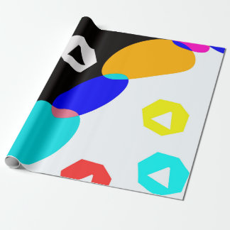 Papier Cadeau Formes colorées