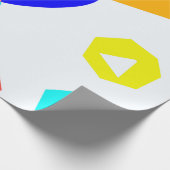 Papier Cadeau Formes colorées (Coin)