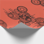 Papier Cadeau Formes futuristes amusantes (Coin)