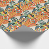 Papier Cadeau Formes géométriques, arrière - plan simple plat. (Coin)