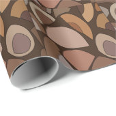 Papier Cadeau Formes géométriques modernes du milieu du siècle (Coin rond)