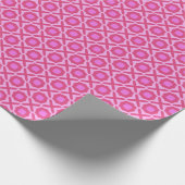 Papier Cadeau Formes géométriques roses (Coin)