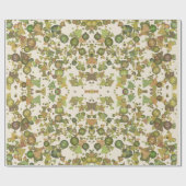 Papier Cadeau Formes modernes et festives avec parties scintilla (Plat)