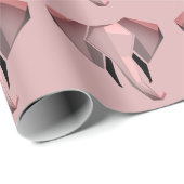 Papier Cadeau Formes simples Géométrie Tête d'éléphant (Coin rond)