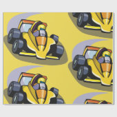 Papier Cadeau Formule 5 Racing Car (Plat)