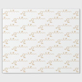 Papier Cadeau Formule chimique Gingerol Molecule Gingerol (Plat)