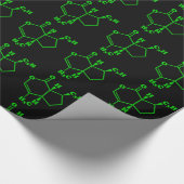 Papier Cadeau Formule chimique moléculaire de Catnip Nepetalacto (Coin)