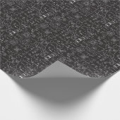 Papier Cadeau Formules scientifiques : Patte de calcul du tablea (Coin)