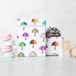 Papier Cadeau Fort de parapluies
