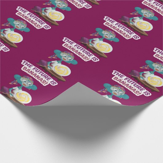 Papier Cadeau Fortune teller monkey (Coin)