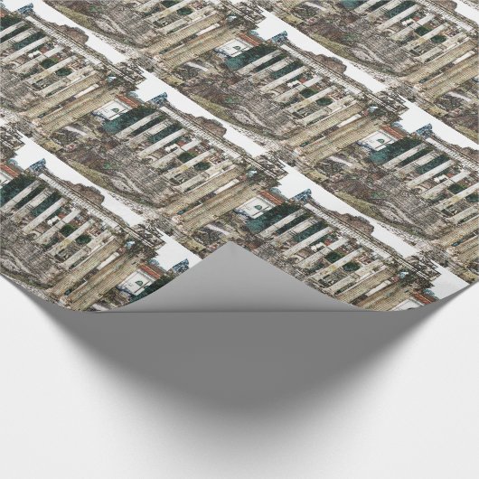 Papier Cadeau Forum romain de Chalk (Coin)