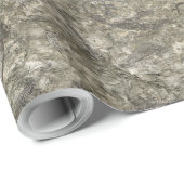 Papier Cadeau Fossile de Faux (Coin rond)