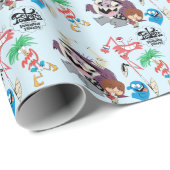 Papier Cadeau Foster's Home for Imaginary Friends | Dancing (Coin rond)