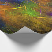 Papier Cadeau Foudre fractale (flamme de tempête) (Coin)