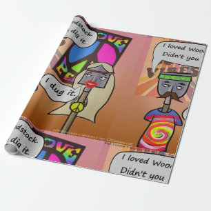 Papier Cadeau Fouiller Woodstock Rick London Dessin animé