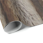 PAPIER CADEAU FOUR CHINCHILLA (Coin rond)