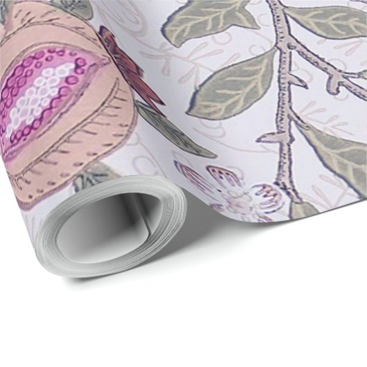 Papier Cadeau Four Fruit, William Morris (Coin rond)