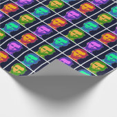 Papier Cadeau Four Pop Art Abraham Lincoln (Coin)