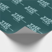 Papier Cadeau Fourche dans la typographie routière (Coin)