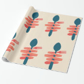 Papier Cadeau Fourche Et Cuillère (Déroulé)