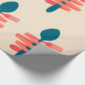 Papier Cadeau Fourche Et Cuillère