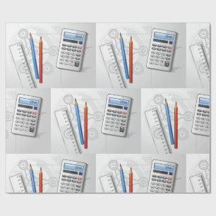 Papier Cadeau Fournitures de bureau de dessin technique