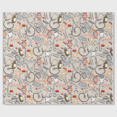 Papier Cadeau Fournitures Médicales (Plat)