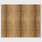 Papier Cadeau Fourrure de cerfs communs repérée par faon (Plat)