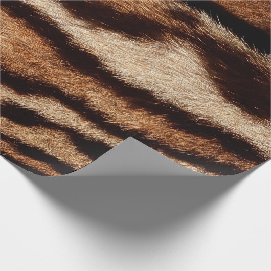Papier Cadeau fourrure de léopard obscurci (Coin)