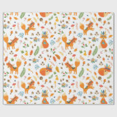 Papier Cadeau Fox 🦊 (Plat)