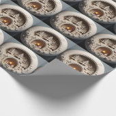 Papier Cadeau Foyers de Noël 3D (Coin)