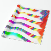 Papier Cadeau ~ Fractal Pattern MULTICOLORED Shades ~ (Déroulé)