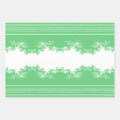 Papier Cadeau Fractal Rouge Vert Bleu Noël (Devant 2)