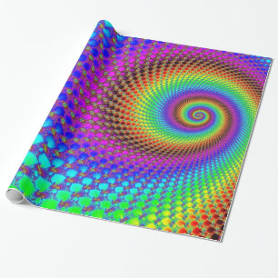 Papier Cadeau Fractale Abstraite