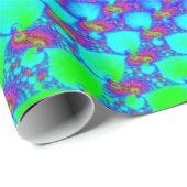 Papier Cadeau Fractale Abstraite (Coin rond)