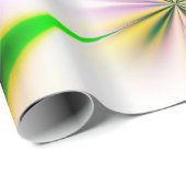 Papier Cadeau fractale florale (Coin rond)