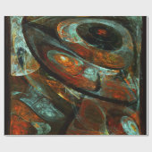 Papier Cadeau Fractionner l'art Abstrait (Plat)