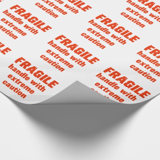 PAPIER CADEAU FRAGILE ! (Coin)