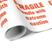 PAPIER CADEAU FRAGILE ! (Coin rond)