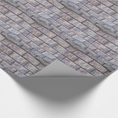 Papier Cadeau Fragment du mur du grand béton gris bl (Coin)