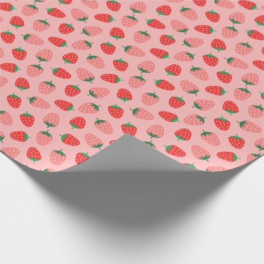 Papier Cadeau Fraise (Coin)