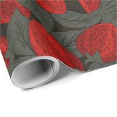 Papier Cadeau Fraise (Coin rond)