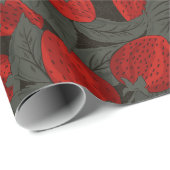 Papier Cadeau Fraise (Coin rond)