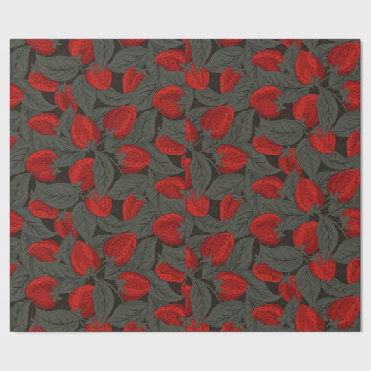 Papier Cadeau Fraise (Couture)