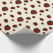 Papier Cadeau fraise (Coin)