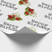 Papier Cadeau Fraise (Coin)