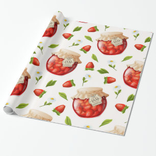 Papier Cadeau Fraise