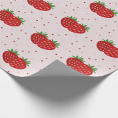 Papier Cadeau Fraise (Coin)